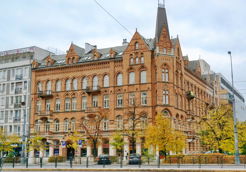 8 - The Taubenhaus Tenement, a historic Gothic Revival building in Warsaw, Poland, built in 1898